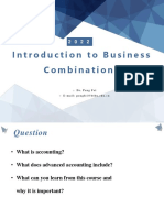 Seminar 7 Senior Accountant - Business Consolidation