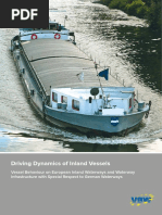 Driving Dynamics of Inland Vessels On German Waterways