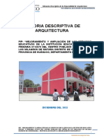 1.0 Memoria Descriptiva de Arquitectura