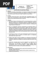 Manual de Procedimientos Granos (Instructivo)