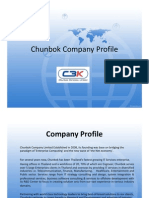 Chunbok Company Profile Draft