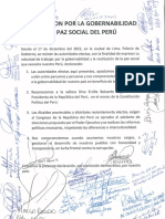 Presidenta Boluarte Articuló Trabajo Conjunto Con Gobernadores y Alcaldes Electos