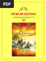 5° e - Huamán García - Ficha de Lectura (El Quijote de La Mancha)