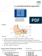 Ruido - Evaluación y Acondicionamiento Ergonómico PRESENTACIÓN