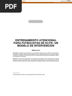 Entrenamiento Atencional para Futbolistas de Élite. Un Modelo de Intervención