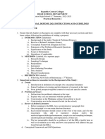 Research Proposal Defense 2022 Instruction and Guidelines Sheet