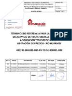 TDR Adquisicion Predial Rios Casma