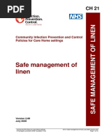 CH 21 Safe Management of Linen July 2020 Version 2.00