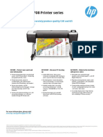 HP Designjet T1708 Printer Series