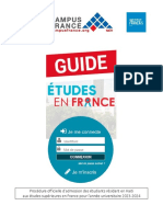 Guide - Etudes en France (2023-2024)