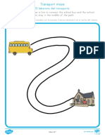 Sa T T 8005 Transport Pencil Control Path Activity Sheets Us English Spanish Latin