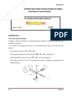 TD de Mecanique Generale ISET Nabeul L1