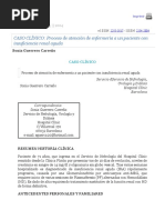 CASO CLÍNICO - Proceso de Atención de Enfermería A Un Paciente Con Insuficiencia Renal Aguda