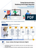 Strategi Kemkominfo Dalam Mendukung Literasi Digital