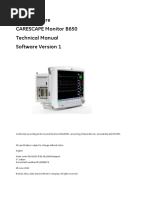 GE Carescape B650 Monitor - Technical Manual 2012 - III