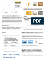 Quarter 1 Worksheet Kinds of Mixture