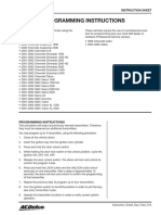 Instruction Sheet Key Fobs 015