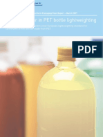 Effect of Label Panel Creep Pet Bottle