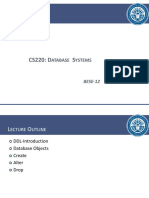 SQL DDL