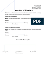 Redemption of Debentures: Prof. Arup Banik Assistant Professor Department of Commerce Raja Peary Mohan College