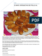 El Pucherete de Mari Croquetas de Pollo Al Curri