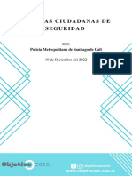 Alerta Seguridad Ciudadana #001 - Policía Metropolitana de Cali 