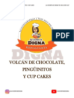 Volcán de Chocolate, Pingüinitos y Cup Cakes