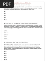 Contagem - Princípio Aditivo e Multiplicativo