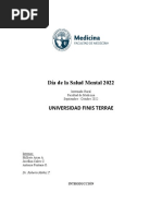 Día de La Salud Mental 2022