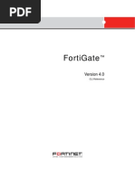 FortiGate CLI Reference 01-400-93051-20090415