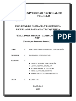 RESUMEN - CAPITULO VII y VIII - ÉTICA PARA AMADOR