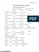 Relative Clauses Practice