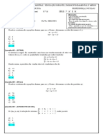 Avaliação, 13-04 Matemática