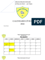 Calendario Cìvico 2022 Cifo