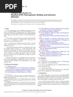 Modified ETFE Fluoropolymer Molding and Extrusion Materials: Standard Specification For