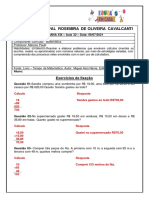 Gabarito Problemas Envolvendo As 4 Operacoes PDF