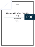 The World After Covid-19