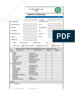 Checklist Manlift