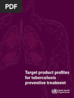 Target Product Profiles For Tuberculosis Preventive Treatment