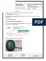 Density Meter Calibration