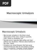 Macroscopic Urinalysis