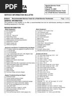 Service Tools For A Field Tech