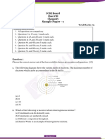 ICSE Class 8 Chemistry Sample Paper 1