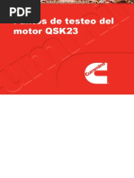 Curso Puntos Testeo Motor qsk23 Cummins