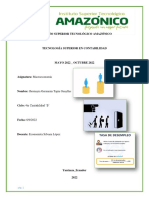 Trabajo Individual, Macroeconomia, Jhomayra Tapia