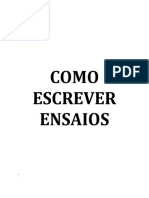 Como Escrever Ensaio