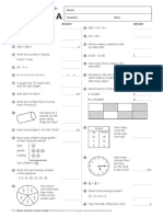 Entry Test A: Schofield & Sims Mental Arithmetic