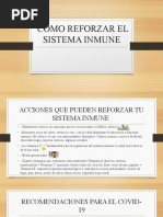 Como Reforzar El Sistema Inmune