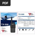 TX-500 Brochure