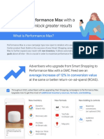 (One Sheeter) Migrate To Performanace Max